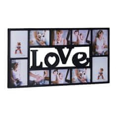 UNBRANDED Kolaž okvir LOVE za 10 fotografij 