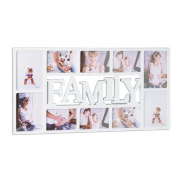 UNBRANDED Družinski kolažni okvir za 10 fotografij