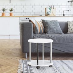 UNBRANDED 2-nivojska zložljiva stranska mizica 
