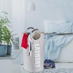 UNBRANDED Zložljiva košara za perilo z ročajem 