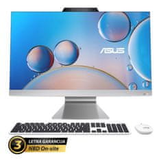 ASUS F3702 27" (68,58cm) FHD Ryzen 5 7520U 16GB 1TB tipkovnica + miška beli AIO računalnik (F3702WFAK-WPE0010)