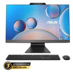 ASUS M3402 23,8" (60,45cm) FHD Ryzen 5 7520U 16GB 512GB tipkovnica + miška črni AIO računalnik (M3402WFAK-WB53C0)