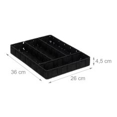 UNBRANDED Predal za jedilni pribor s 4 predelki 