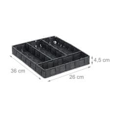 UNBRANDED Predal za jedilni pribor s 4 predelki 