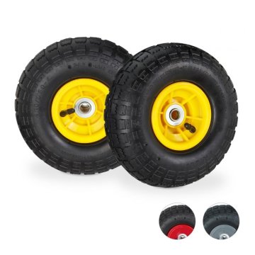 UNBRANDED Komplet koles za ročni voziček 2 kos 3,5-4