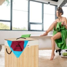 UNBRANDED Košara za perilo iz bambusa 