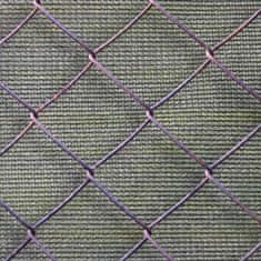 UNBRANDED Zaslon za zasebnost 2 m visok antracitno siv 