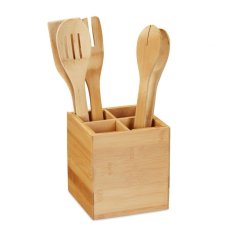 UNBRANDED Set jedilnega pribora iz bambusa 