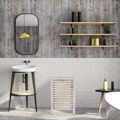 UNBRANDED Pralnica Walnut White 