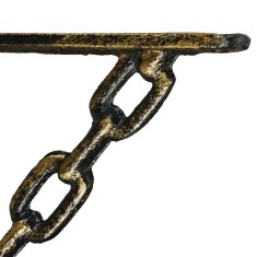 UNBRANDED 2x nosilec za police iz litega železa z verigo 