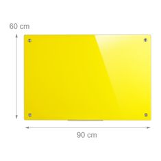 UNBRANDED Steklena magnetna tabla 