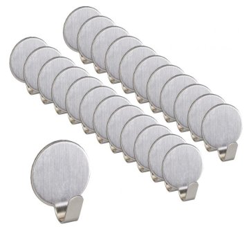 UNBRANDED Set 24 samolepilnih kavljev iz nerjavečega jekla