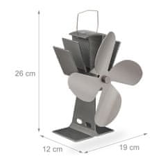 UNBRANDED Ventilator pečice brez elektrike 