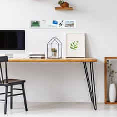 UNBRANDED Bela steklena magnetna tabla 