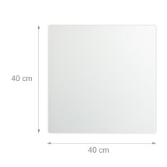 UNBRANDED Bela steklena magnetna tabla 