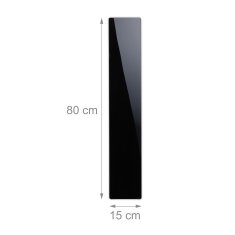UNBRANDED Magnetna tabla iz črnega stekla 