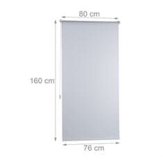 UNBRANDED Termo zatemnitvena zavesa bela 