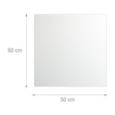 UNBRANDED Bela steklena magnetna tabla 