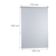 UNBRANDED Termo zatemnitvena zavesa bela 