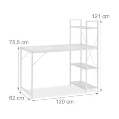 UNBRANDED Pisalna miza s polico 