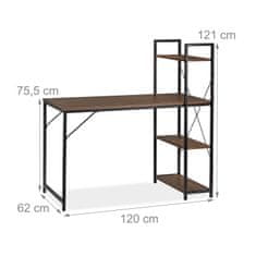 UNBRANDED Pisalna miza s polico 