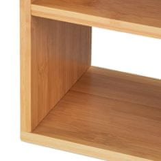 UNBRANDED Polica iz bambusa s 6 predelki 