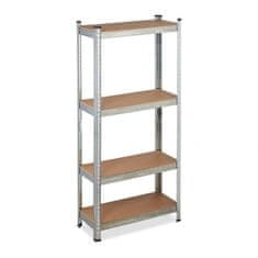 UNBRANDED Odlagalna polica s 4 policami 