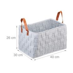 UNBRANDED Košara za shranjevanje Felt 