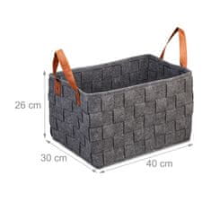 UNBRANDED Košara za shranjevanje Felt 