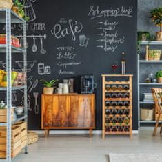 UNBRANDED Veliko stojalo za vino iz bambusa 