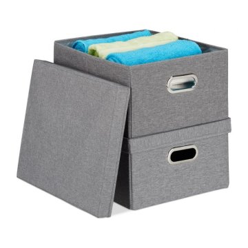 UNBRANDED Škatla za shranjevanje s pokrovom Set 2