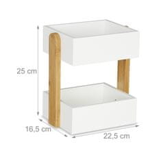 UNBRANDED Namizni organizator z 2 predelkoma 