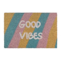UNBRANDED Predpražnik iz kokosovih vlaken "Good vibes" 