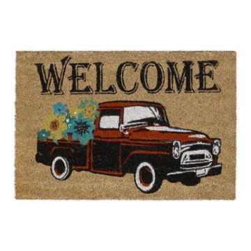 UNBRANDED Predpražnik iz kokosovih vlaken "Welcome" avto