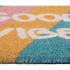 UNBRANDED Predpražnik iz kokosovih vlaken "Good vibes" 