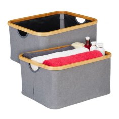 UNBRANDED Set 2 košar za shranjevanje blaga 