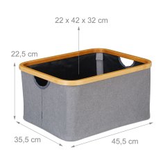 UNBRANDED Set 2 košar za shranjevanje blaga 