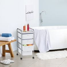 UNBRANDED Kopalniški voziček s 4 predali 