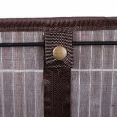 UNBRANDED Bambusova košara za shranjevanje s potiskom 