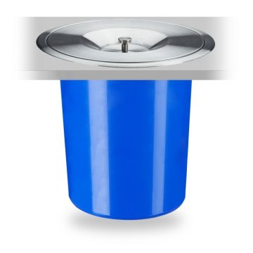 UNBRANDED Posoda za smeti za delovno ploščo 5 l