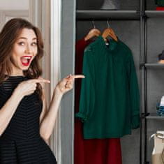 UNBRANDED XXL omara iz blaga z 2 obešaloma za oblačila 