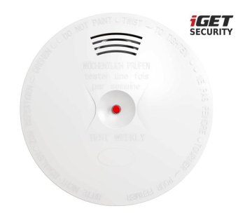 iGET SECURITY EP14 Brezžični senzor dima za alarm SECURITY M5
