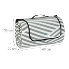 UNBRANDED Piknik odeja 200 x 300 cm črtasta 