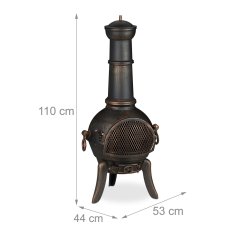 UNBRANDED Velik zunanji kamin 