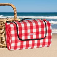 UNBRANDED Piknik odeja 200 x 200 cm karo 