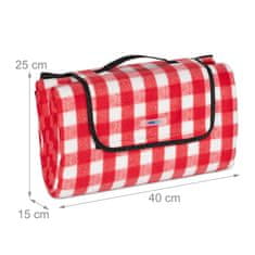 UNBRANDED Piknik odeja 200 x 200 cm karo 