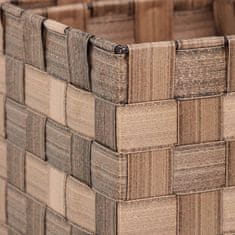 UNBRANDED Pletena košara za shranjevanje Set 4 