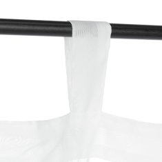 UNBRANDED Komplet 2 belih zaves 