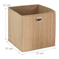 UNBRANDED Košara za shranjevanje Bamboo High 