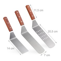 UNBRANDED lopata za žar v 3 delih 